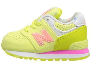 New Balance Kids State Fair 574 Infant Toddler Yellow Pink, Shoes, New Balance