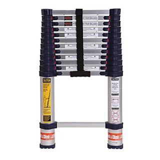 Xtend+Climb 12.5 Aluminum Pro Series Heavy Duty Telescoping Ladder