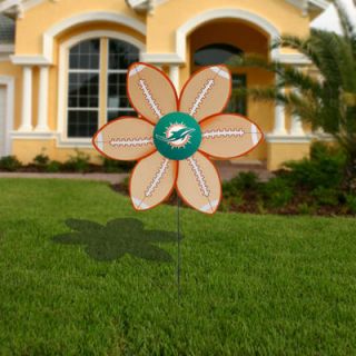 Miami Dolphins Team Ball Wind Spinner