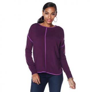 Jamie Gries Collection Contrast Trim Pullover   7825216