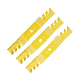 MTD Genuine Factory Parts Xtreme Mulching Blade Set for 50 in. MTD Lawn Tractors 490 110 0139