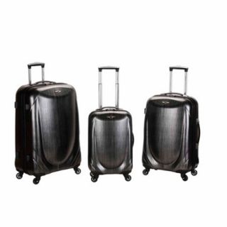 Rockland Luggage Hyperspace 3 Piece Polycarbonate Spinner Set