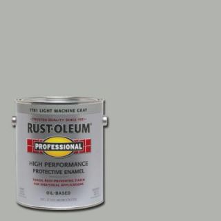 Rust Oleum Professional 1 gal. Light Machine Gray Gloss Protective Enamel (Case of 2) 7781402