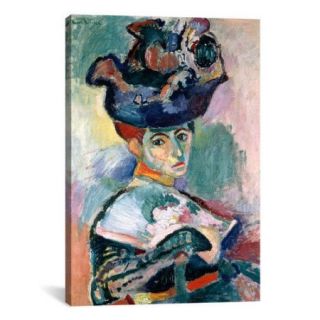 iCanvasArt 'Woman with a Parasol (Madame Monet and Her Son) 1875' by Claude Monet Painting Print on Canvas