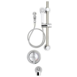 Speakman Sentinel Mark II Regency Single Handle 1 Spray Tub and Shower Faucet with Hand Shower and Valve in Polished Chrome SM 3090 ADA