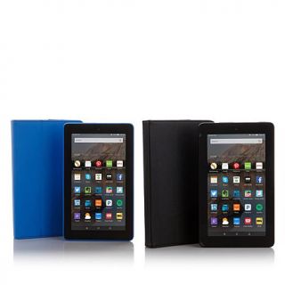 2 pack of Fire 7" Quad Core Tablets Powered by Kindle with 2 Cases and Online S   8096888