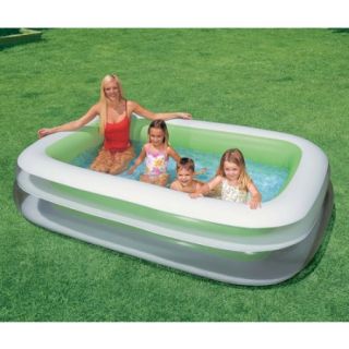 Intex Inflatable Swim Center Family Lounge Pool, 103" x 69" x 22"
