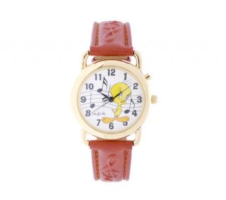 Tweety Bird Musical Character Watch with WhiteDial —