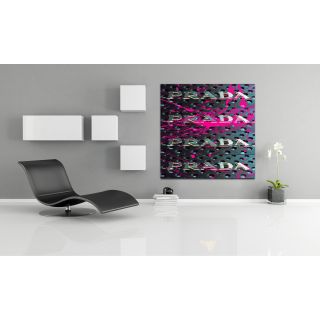 Kissed in Chrome Graphic Art on Canvas by Fluorescent Palace