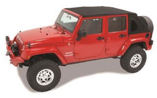 Bestop   Bestop Trektop Soft Top (Matte Black Twill) NX Style, 56923 17   Fits 2007 to 2016 Wrangler Unlimited and Rubicon Unlimited
