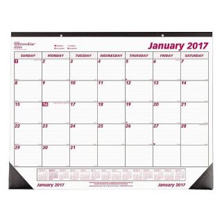 ® Desk Pad Calendar, Chipboard, 22 x 17, 2016