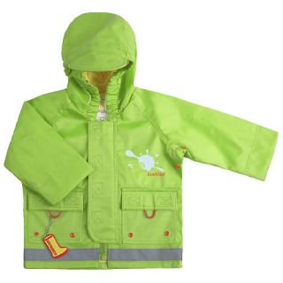 Kushies Neutral Rain Jacket   Green    Kushies Baby