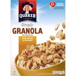 Quaker® Simply Granola Oats, Honey & Almonds 28 oz. Box