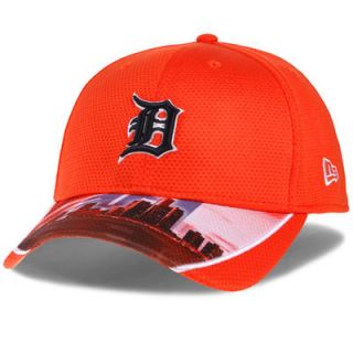 Detroit Tigers New Era Vista Vize 39THIRTY Performance Flex Hat   Orange