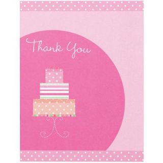 Thank You Card Kit 12/Pkg Bridal Shower