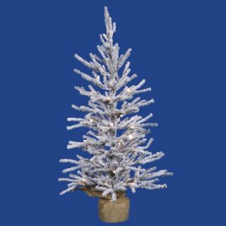 Vickerman Flocked Angel 2' Pine Artificial Christmas Tree