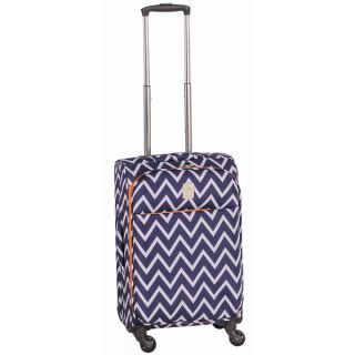Jenni Chan Aria Park Ave Navy Ultralite 20 inch Spinner Upright Carry