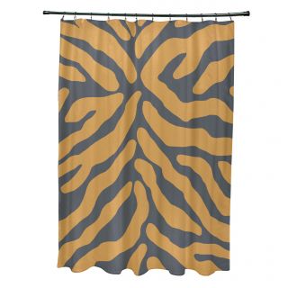 Flora and Fauna Animal Print Shower Curtain by e by design