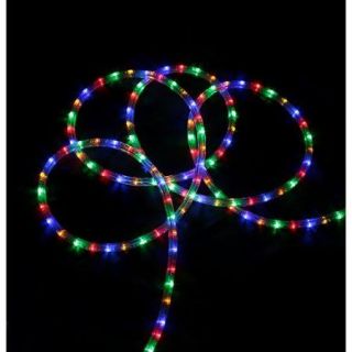 18' Multi Color LED Indoor/Outdoor Christmas Rope Lights