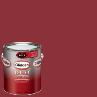 Glidden Team Colors 1 gal. #NFL 168B NFL Atlanta Falcons Red Flat Interior Paint and Primer NFL 168B F 01