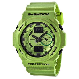 Casio G Shock Multi Function Analog Digital Green Resin Mens Watch