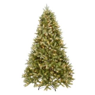 National Tree Company 7.5 ft. Pre Lit Green Douglas Fir Down Swept Artificial Christmas Tree with Clear Lights PEDD1 312 75
