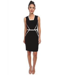 Calvin Klein Color Block Dress CD5X1744 Black/White