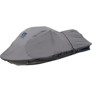 Classic Accessories Lunex RS-1 Personal Watercraft Cover — Medium, Gray, Fits Personal Watercraft Up To 133in.L, Model# LUNEX RS-1  Boat Covers