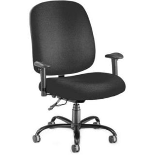 OFM Adjustable Ergonomic Black Office Chair