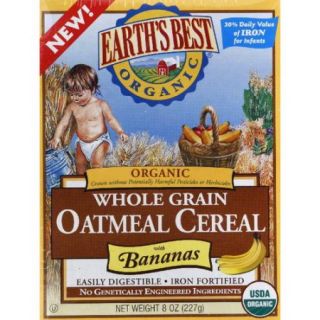 Earths Best Oatmeal Cereal 8oz Pack of 12