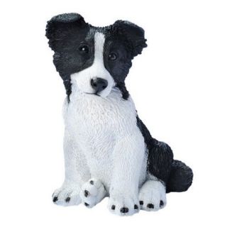 Design Toscano Border Collie Puppy Dog Figurine