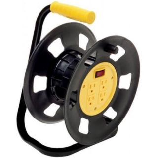 Coleman Cable E 230 4 Outlet Retractable Extension Cord Reel