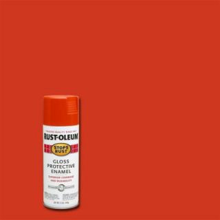 Rust Oleum Stops Rust 12 oz. Gloss Lobster Red Protective Enamel Spray Paint (Case of 6) 250704
