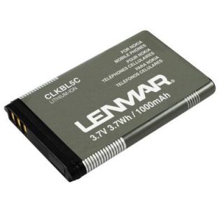 Lenmar Lithium Ion 1000mAh/3.7 Volt Mobile Phone Replacement Battery CLKBL5C