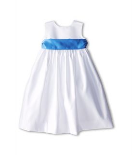 Us Angels Sleeveless Satin Dress (Toddler) Cornflower