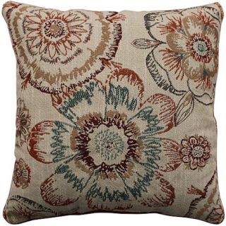 Better Homes and Gardens Rust Floral Decorative Pillow
