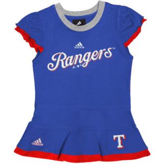 adidas Texas Rangers Toddler Girls Ruffle Top and Skirt Set   Royal Blue