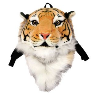 Childrens Animal Head Backpack   Tiger Book Bag