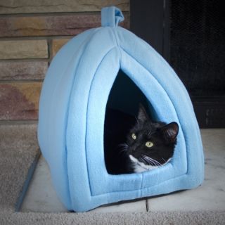 Paw Blue Enclosed Igloo Tent Cat Bed   Shopping   The Best