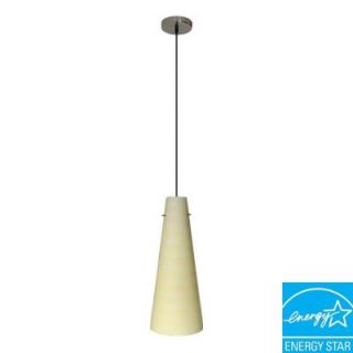 Efficient Lighting Conventional Series 1 Light Ceiling Mount Pendant Fixture with Cre Glass Shade GU24 Energy Star Qualified DISCONTINUED EL 503 113 CRM