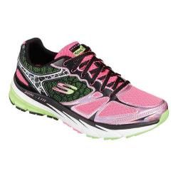 Womens Skechers Relaxed Fit Optimus Training Shoe Black/Hot Pink/Lime